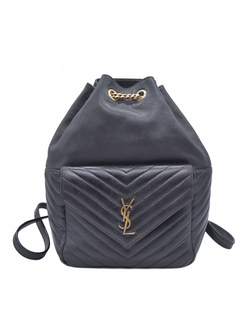 2022 Saint Laurent Lambskin Matelasse Monogram Joe Backpack